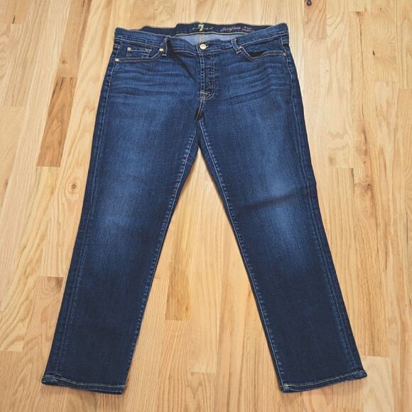 7 for all mankind women's Josefina women's skinny boyfriend jeans - Picture 3 of 9